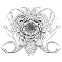 Create a tattoo design that represents the concept of 'Shoganai' tattoo design idea