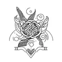 Create a tattoo design that represents the concept of 'Shoganai' tattoo design idea