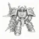 Ultramarines tattoo design idea