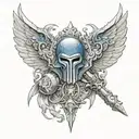Ultramarines tattoo design idea