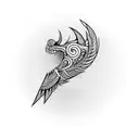 pitchfork tattoo design idea