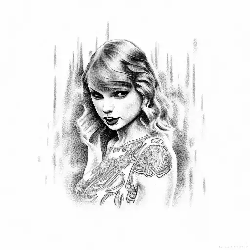 taylor swift all too well tattoo design idea