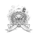 In memory of your father, write a heartfelt tribute to honor his life and the impact he had on those around him. Begin b tattoo design idea