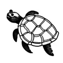 turtle in jam tattoo design idea