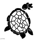 turtle in jam tattoo design idea