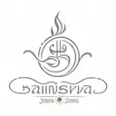 sanskrit shloka with artwork tattoo design idea