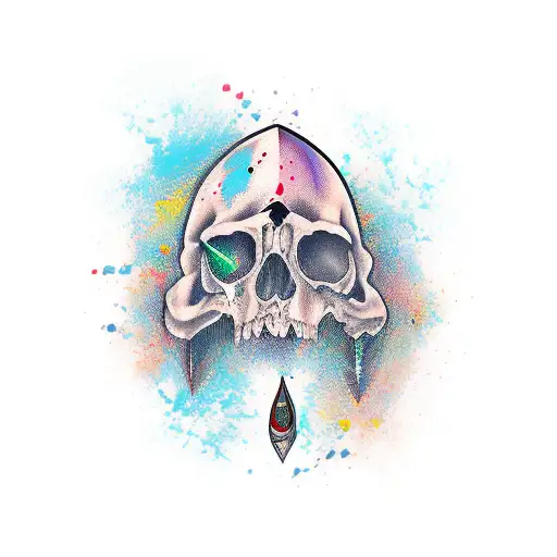 dagger tattoo design idea