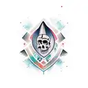 dagger tattoo design idea