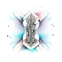 dagger tattoo design idea