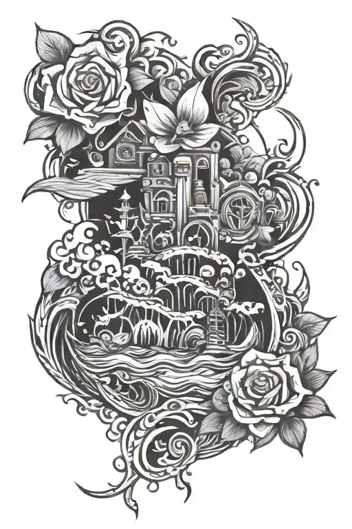 casey where I go when I am sleeping tattoo design idea