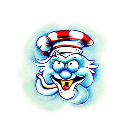 smurf  tattoo design idea