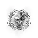 romans 8:18 tattoo design idea