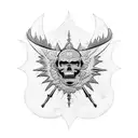 romans 8:18 tattoo design idea