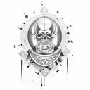 romans 8:18 tattoo design idea