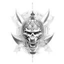 romans 8:18 tattoo design idea