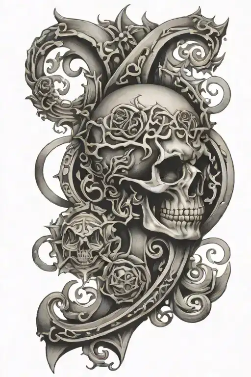 number 7 deadly sins tattoo design idea