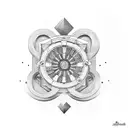 roulette  tattoo design idea