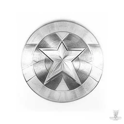 captain America shield, Names include  Joshua cole Toby  tattoo design idea