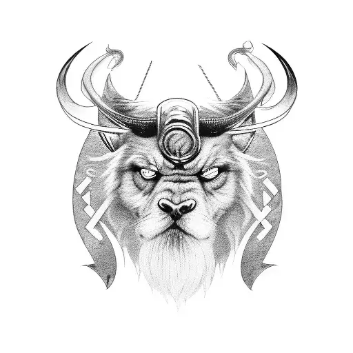 Odin spare tattoo design idea
