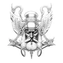 Odin spare tattoo design idea