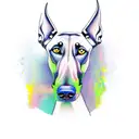 doberman  tattoo design idea