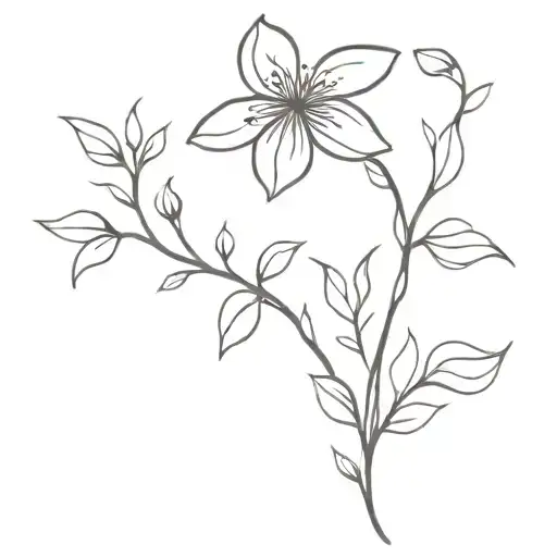 tangled flower tattoo tattoo design idea