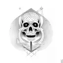 we do not exist to die -NK tattoo design idea