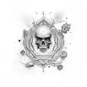 we do not exist to die -NK tattoo design idea