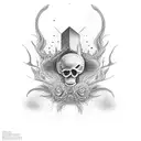 we do not exist to die -NK tattoo design idea