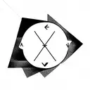 aries x sagittarius tattoo design idea