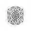 celtic rune tattoo design idea