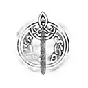 celtic rune tattoo design idea