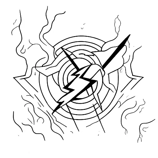 Lightning Bolt tattoo design idea
