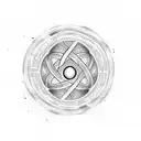 Infinity Symbol, breaking benjamin symbol, gemini syndrome symbol tattoo design idea