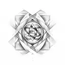 Infinity Symbol, breaking benjamin symbol, gemini syndrome symbol tattoo design idea