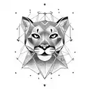 mountain lion tattoo design idea