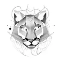 mountain lion tattoo design idea