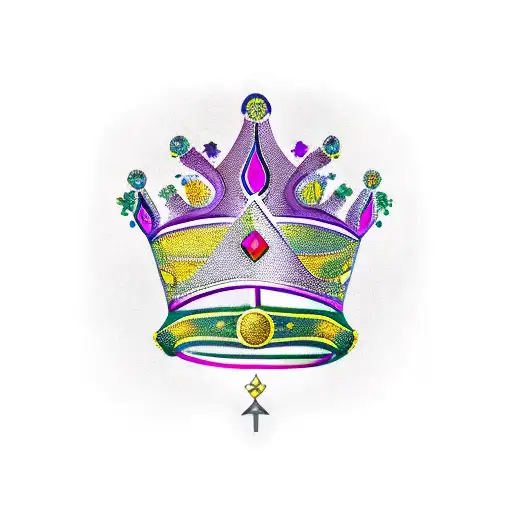 Queen's Crown tattoo design idea