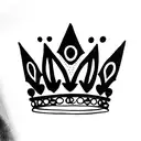 Queen's Crown tattoo design idea