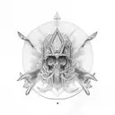 psalms 91 tattoo design idea