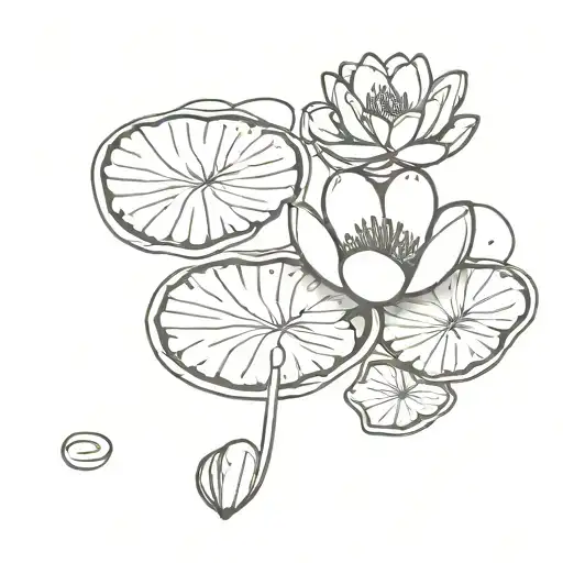 lily pads  tattoo design idea