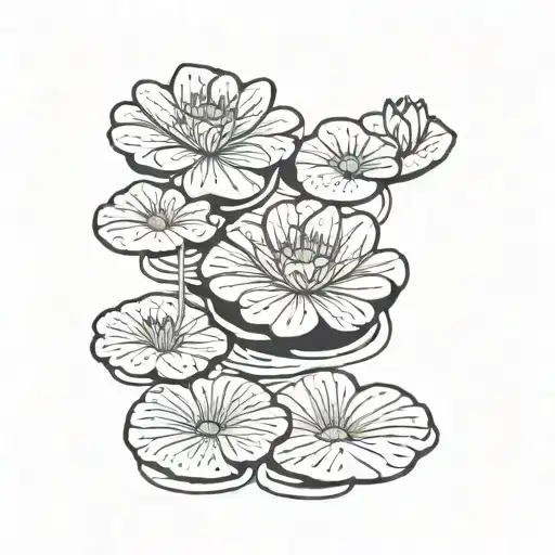 lily pads  tattoo design idea