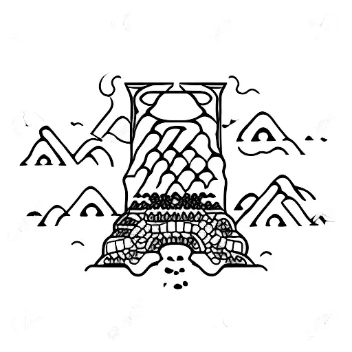 sardinia shape mammuthones nuraghe tattoo design idea