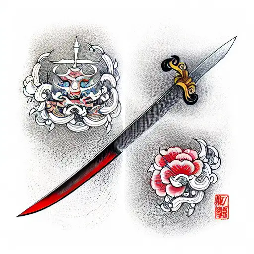 Sword tattoo design idea