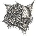 depression, anxiety, adhd anxiety mental health tattoo design idea