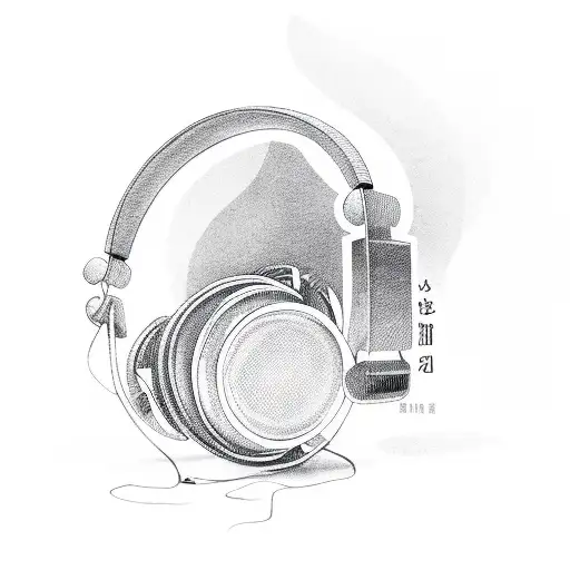 music lover tattoo design idea