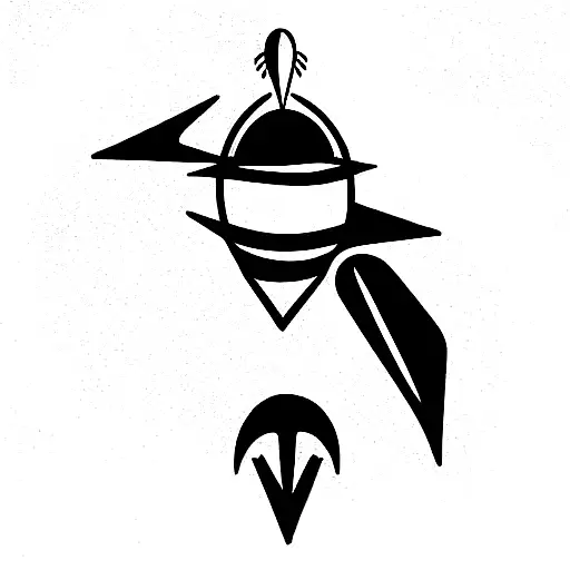 rocket ship  tattoo design idea