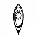 rocket ship  tattoo design idea