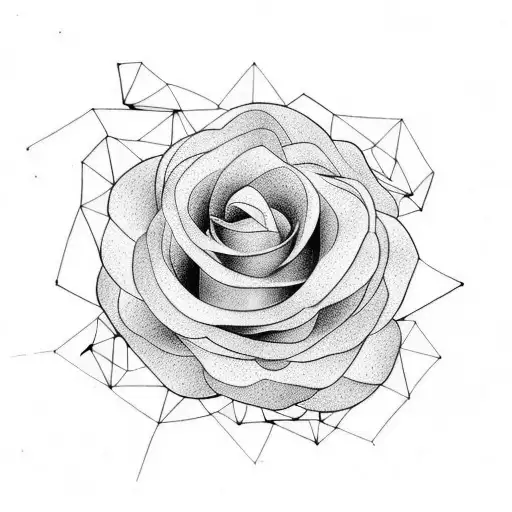 rosa lobo tattoo design idea