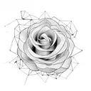 rosa lobo tattoo design idea